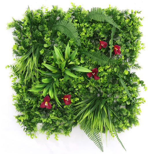 Artificial Vertical Grass Panels for Wall, Pack of 1, Balconies & Outdoor Areas Decoration (Size-50 x 50 CM)