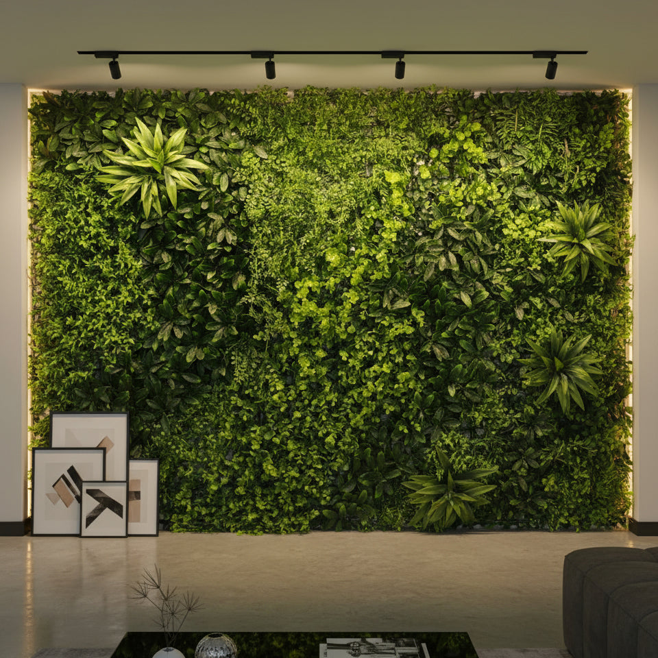 Artificial Vertical Grass Panels for Wall, Balconies & Outdoor Areas Decoration (Size-100 x 100 CM)
