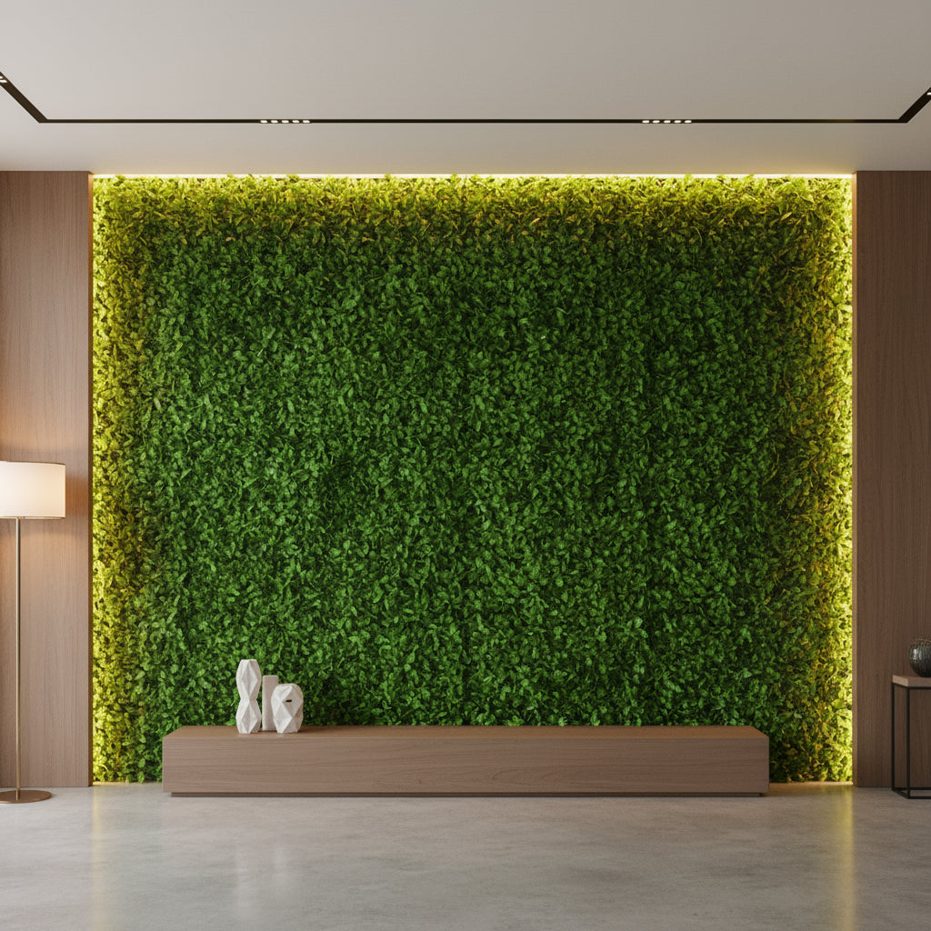Artificial Vertical Grass Panels for Wall, Balconies & Outdoor Areas Decoration (Size-50 x 50 CM)