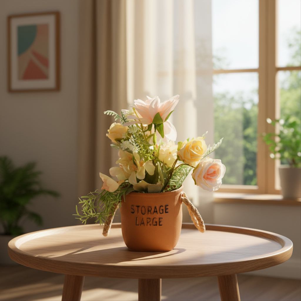 Aavana Greens 22 CM Artificial Potted Table Top Arrangement/Plant