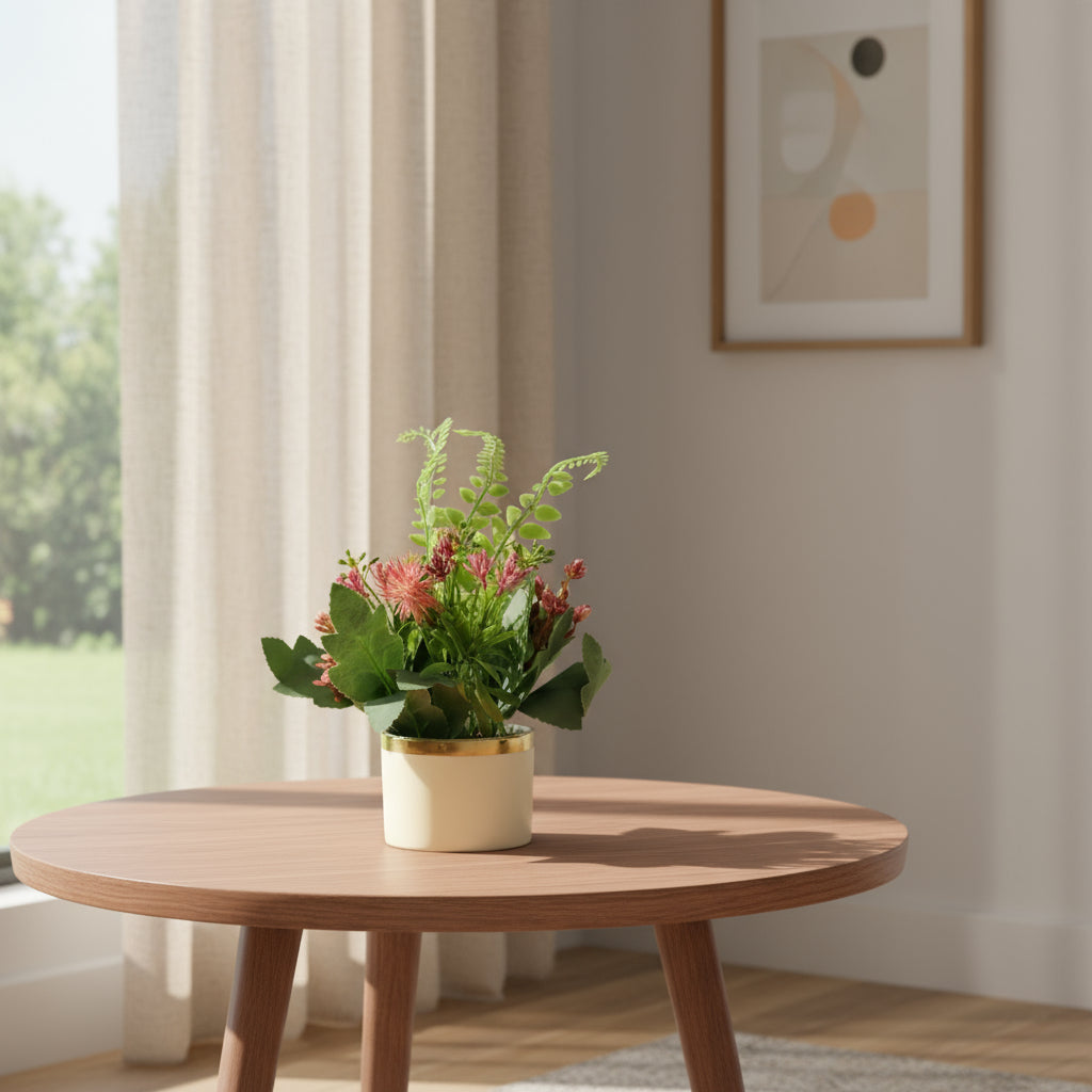 Aavana Greens 22 CM Artificial Potted Table Top Arrangement/Plant