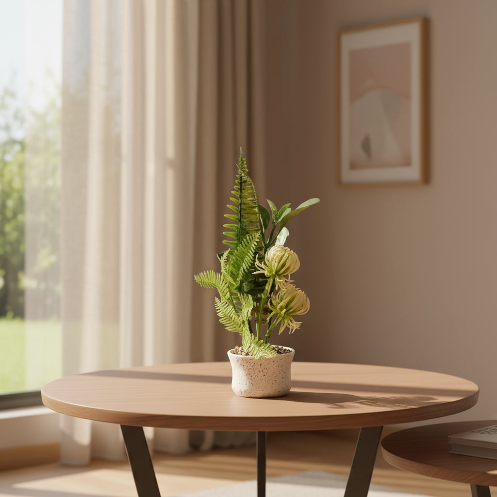 Aavana Greens 21 CM Artificial Potted Table Top Arrangement/Plant