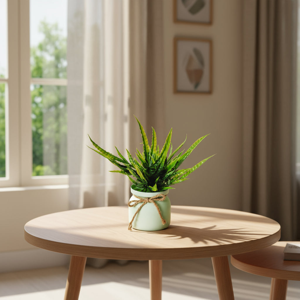 Aavana Greens 22 CM Artificial Potted Table Top Arrangement/Plant