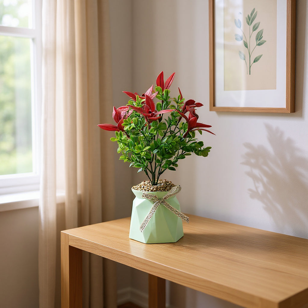 Aavana Greens 30 CM Artificial Potted Table Top Arrangement/Plant