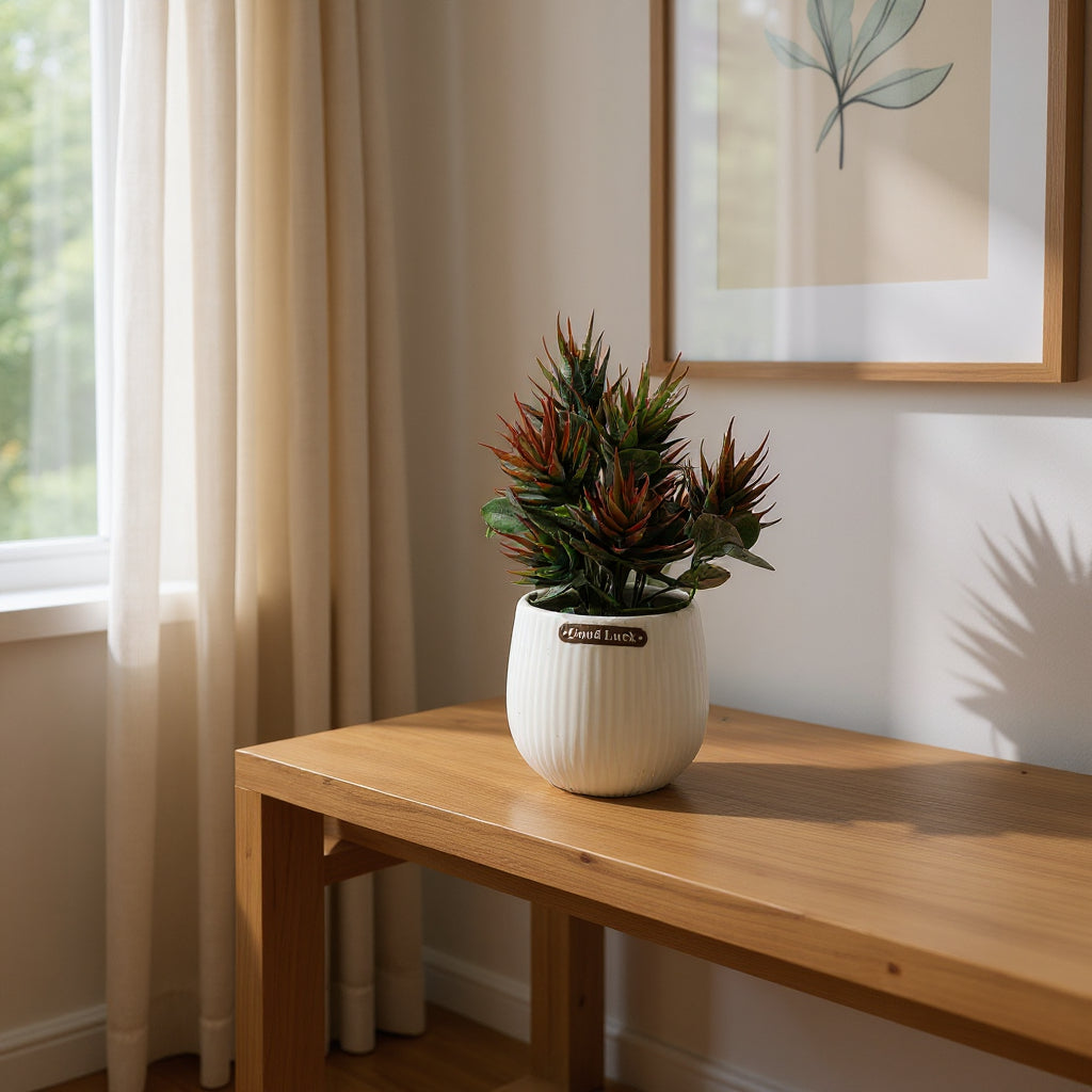 Aavana Greens 26 CM Artificial Potted Table Top Arrangement/Plant