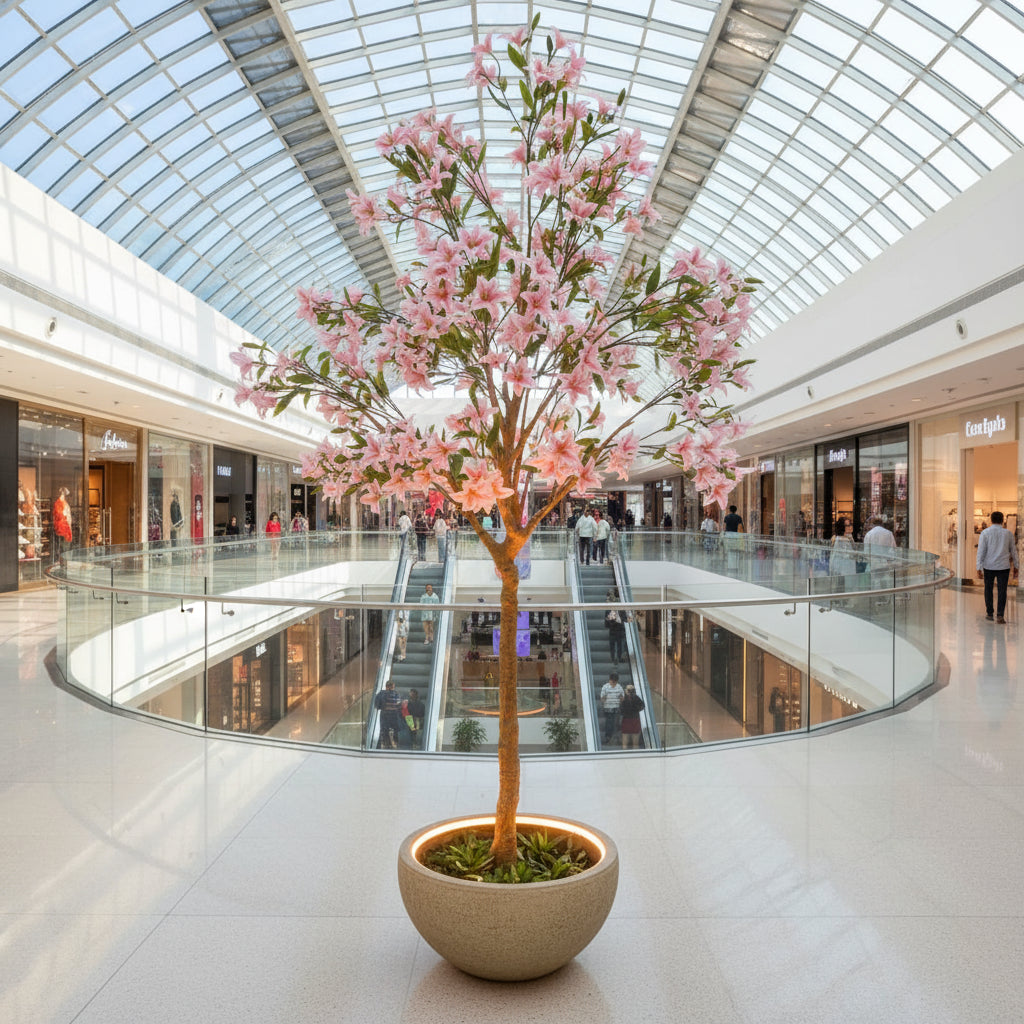 Aavana Greens 11.6 Feet (348 CM) Artificial Plant/Tree for Indoor and Outdoor, Home, Shop, Office, Restaurant Decoration, Pack of 1