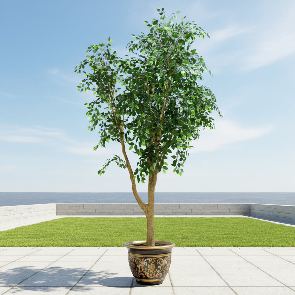 Aavana Greens 11 Feet (330 CM) Artificial Plant/Tree for Indoor and Outdoor, Home, Shop, Office, Restaurant Decoration, Pack of 1