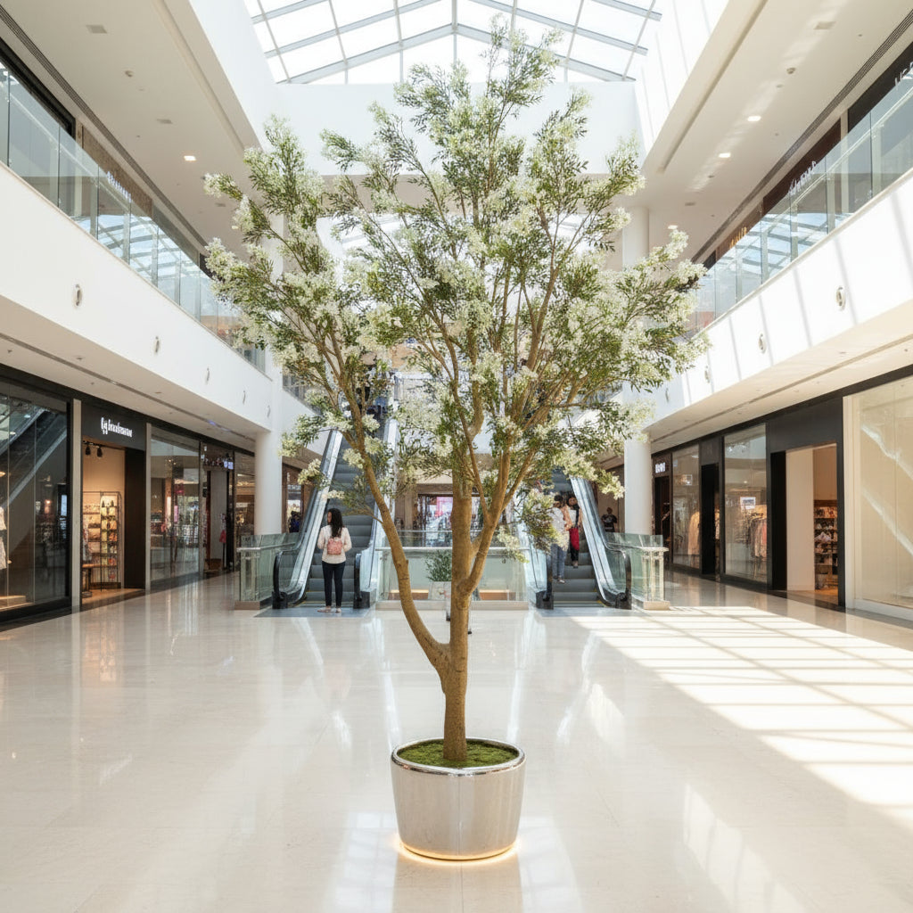 Aavana Greens 11.6 Feet (348 CM) Artificial Plant/Tree for Indoor and Outdoor, Home, Shop, Office, Restaurant Decoration, Pack of 1