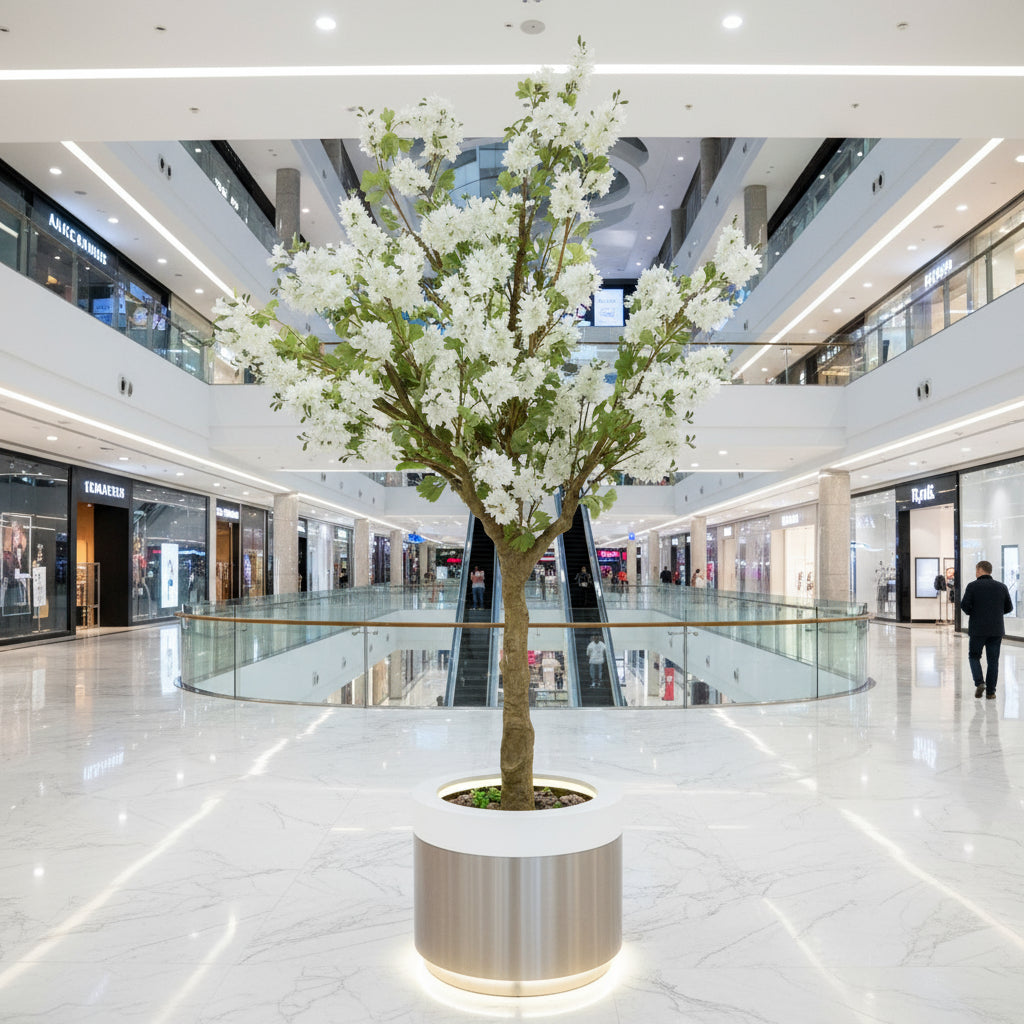 Aavana Greens 7 Feet (210 CM) Artificial Plant/Tree for Indoor and Outdoor, Home, Shop, Office, Restaurant Decoration, Pack of 1