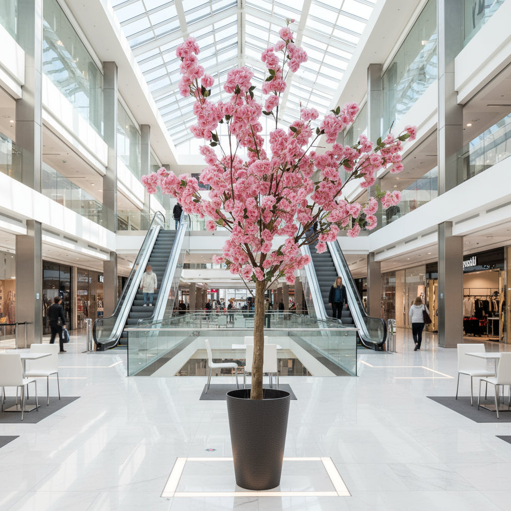 Aavana Greens 8 Feet (240 CM) Artificial Plant/Tree for Indoor and Outdoor, Home, Shop, Office, Restaurant Decoration, Pack of 1