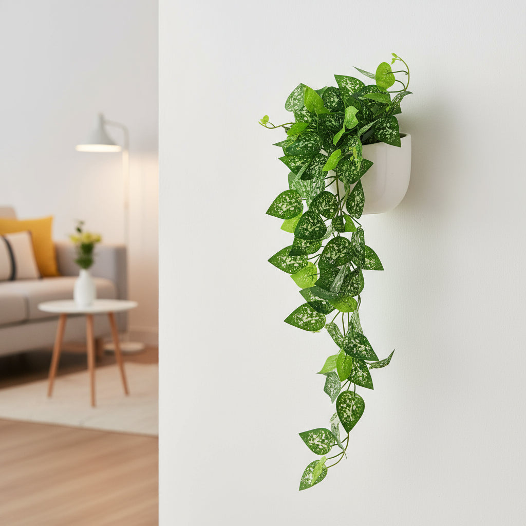 Aavana Greens Artificial Hanging Creepers without Pot for Balcony Terrace Living Room & Vertical Garden Decoration – UV Protected & Maintenance Free