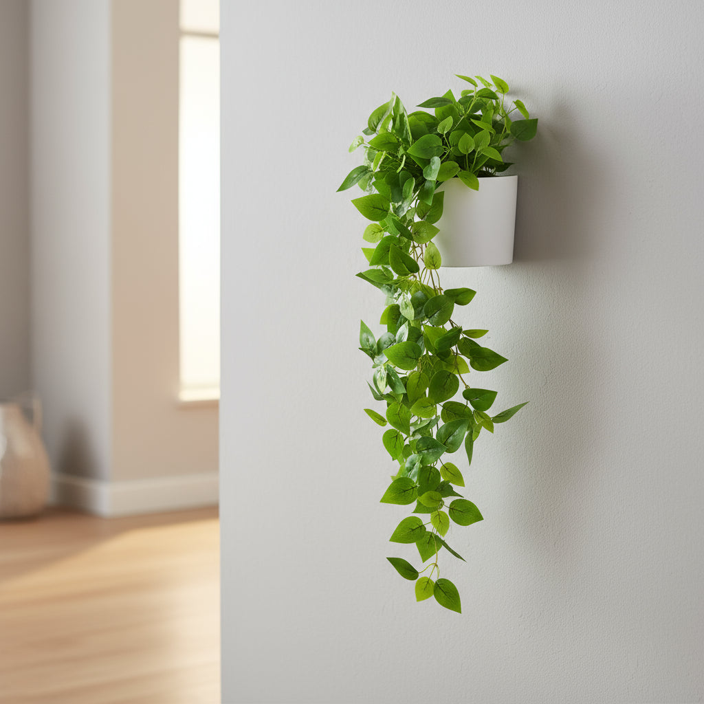 Aavana Greens Artificial Hanging Creepers without Pot for Balcony Terrace Living Room & Vertical Garden Decoration – UV Protected & Maintenance Free