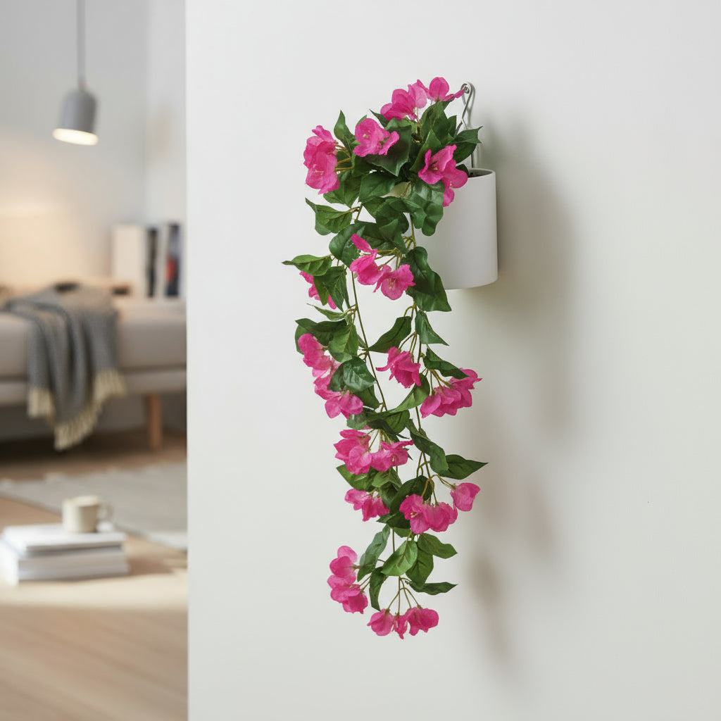 Aavana Greens Artificial Hanging Creepers without Pot for Balcony Terrace Living Room & Vertical Garden Decoration – UV Protected & Maintenance Free