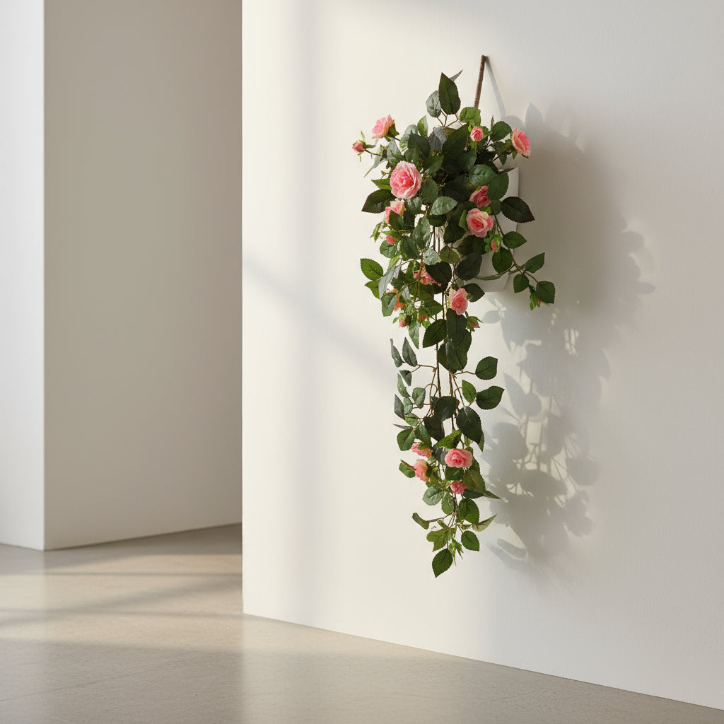 Aavana Greens Artificial Hanging Creepers without Pot for Balcony Terrace Living Room & Vertical Garden Decoration – UV Protected & Maintenance Free