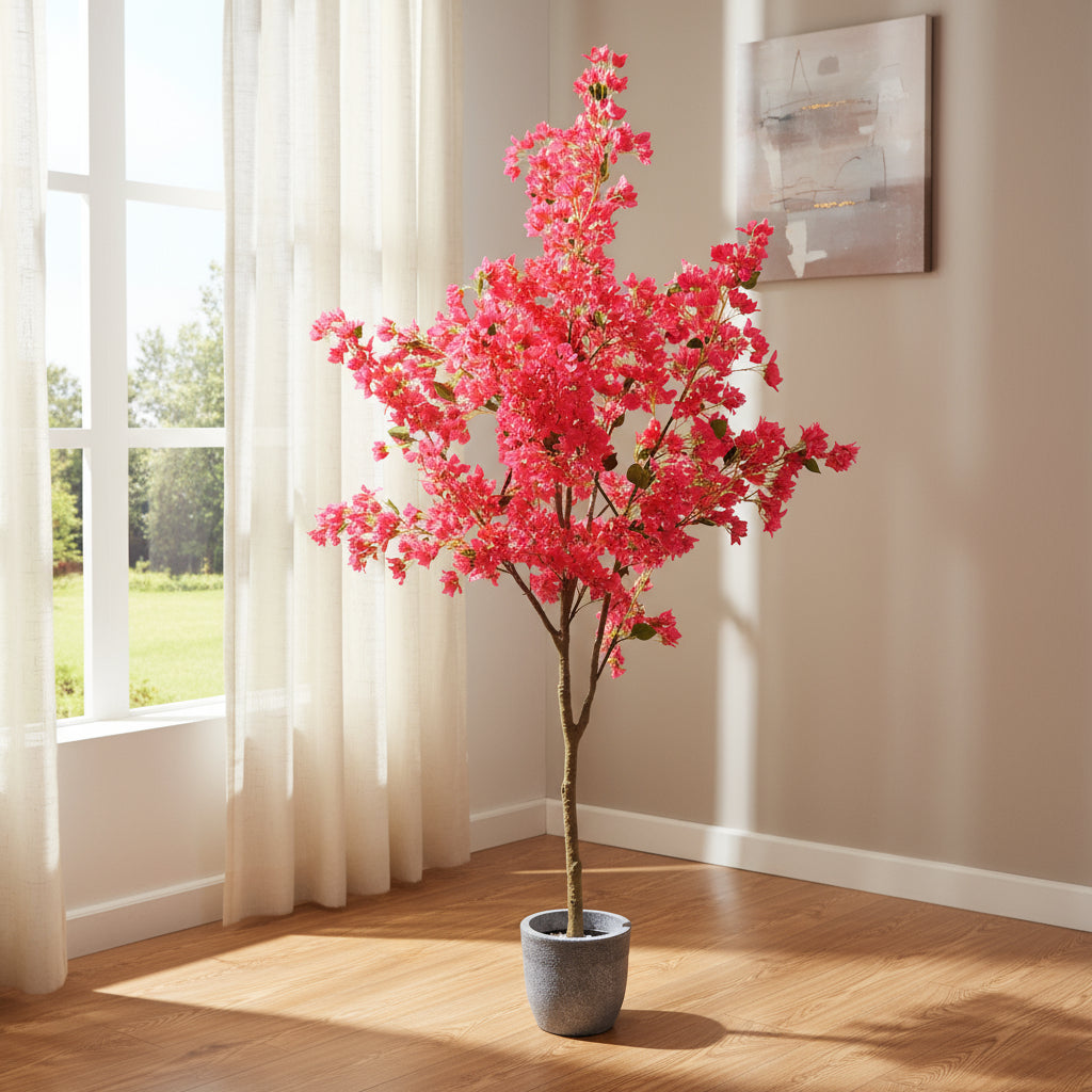 Aavana Greens 7 Feet (210 CM) Artificial Plant for Indoor and Outdoor, Home, Shop, Office, Restaurant Decoration, Pack of 1