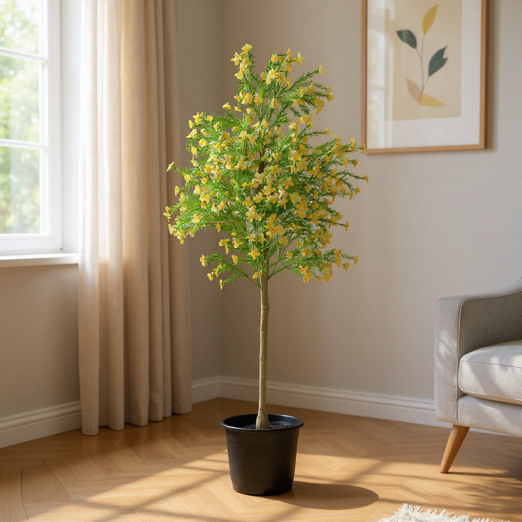 Aavana Greens (147.5 CM) Artificial Plant for Outdoor & Indoor