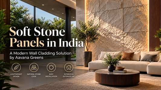 Soft Stone Panels in India: A Modern Wall Cladding Solution by Aavana Greens