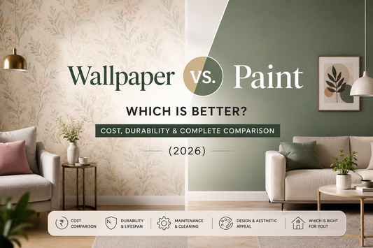 Wallpaper vs. Paint: Which Is Better? Cost, Durability & Complete Comparison (2026)