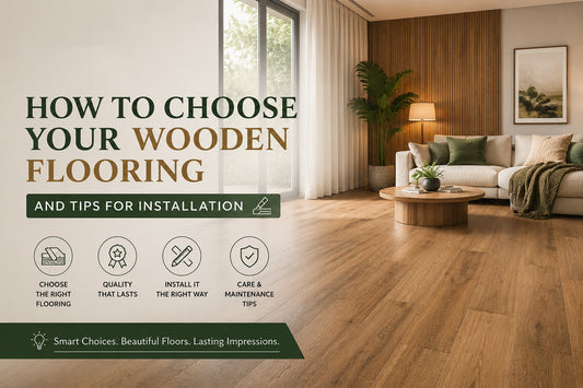 How to choose your wooden flooring and tips for installation