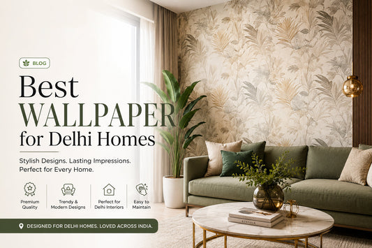 Wallpapers for Delhi Homes by Aavana Greens  | Stylish Designs | Premium Wallpapers