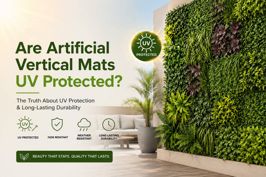 Are Artificial Vertical Mats UV Protected?