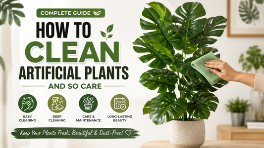 How to Clean and Maintain Artificial Plants Complete Guide