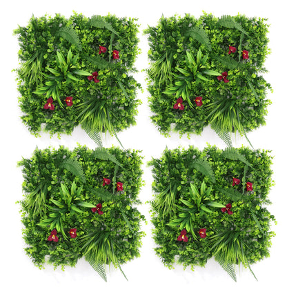 Artificial Vertical Grass Panels for Wall, Pack of 1, Balconies & Outdoor Areas Decoration (Size-50 x 50 CM)