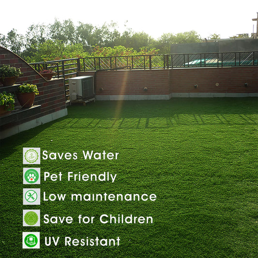 35mm Emerald Double Backing Artificial Grass 4 Feet Width PE & PU Material Grass For Indoor And Outdoor Use