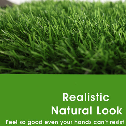 35mm Emerald Double Backing Artificial Grass 2 Feet Width PE & PU Material Grass For Indoor And Outdoor Use