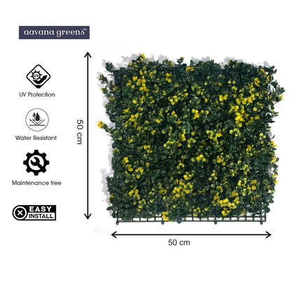 Artificial Vertical Grass Panels for Wall, Pack of 1, Balconies & Outdoor Areas Decoration (Size-50 x 50 CM)