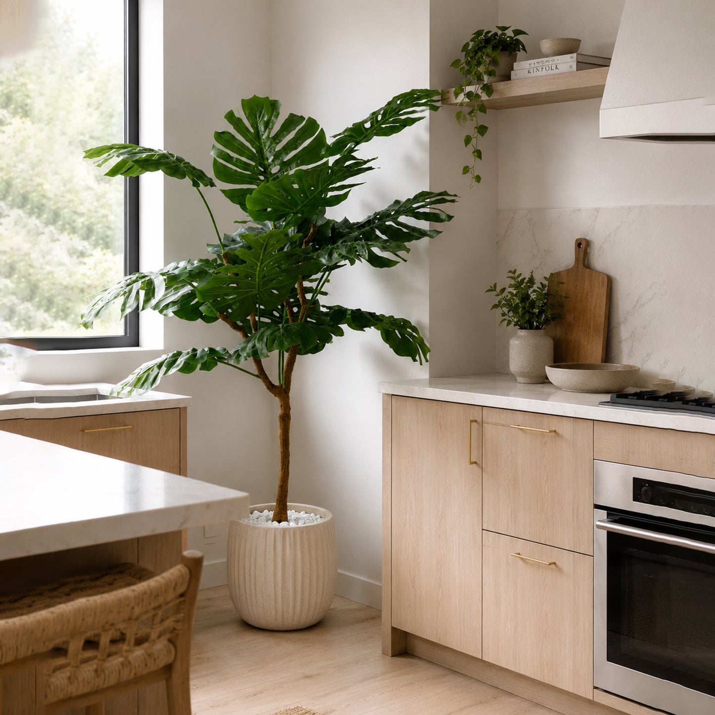 Aavana Greens (135 CM) Buy Home Bloom Artificial Monstera Plant.