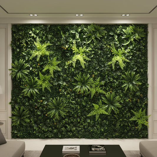 Artificial Vertical Grass Panels for Wall, Balconies & Outdoor Areas Decoration (Size-50 x 50 CM)