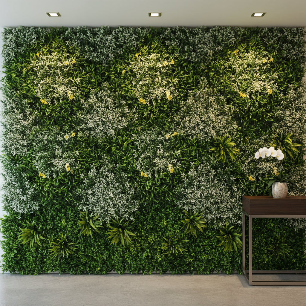 Artificial Vertical Grass Panels for Wall, Balconies & Outdoor Areas Decoration (Size-50 x 50 CM)