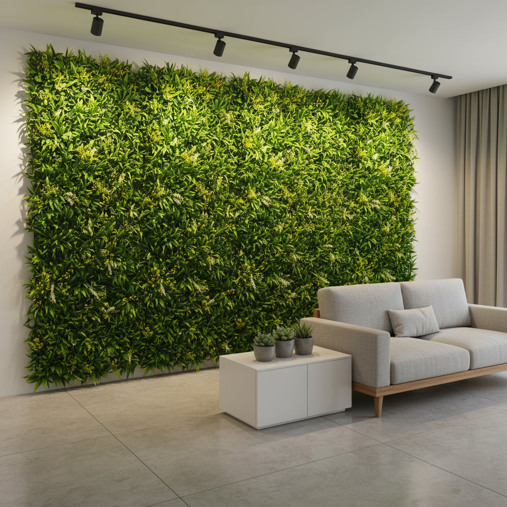 Artificial Vertical Grass Panels for Wall, Balconies & Outdoor Areas Decoration (Size-50 x 50 CM)