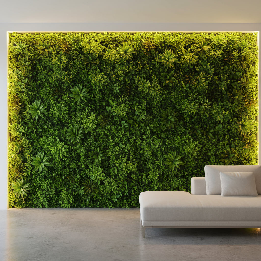 Artificial Vertical Grass Panels for Wall, Balconies & Outdoor Areas Decoration (Size-50 x 50 CM)