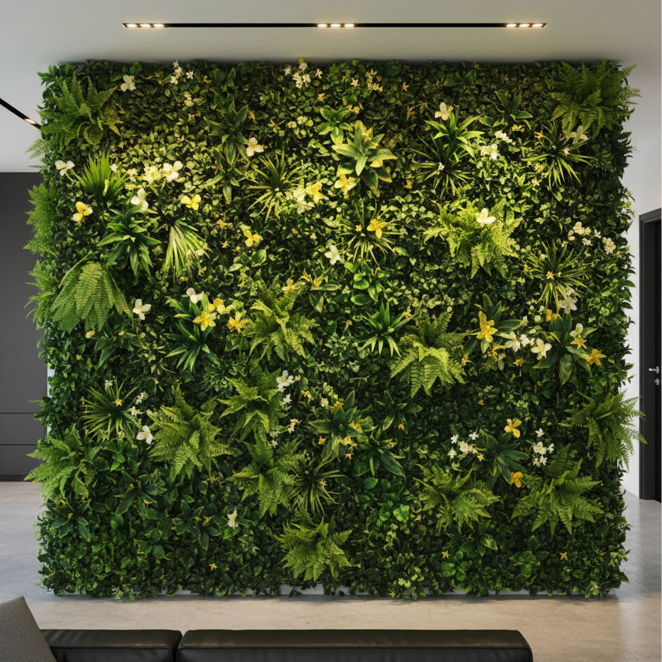 Artificial Vertical Grass Panels for Wall, Balconies & Outdoor Areas Decoration (Size-50 x 50 CM)