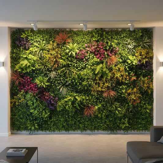 Artificial Vertical Grass Panels for Wall, Balconies & Outdoor Areas Decoration (Size-100 x 100 CM)