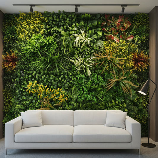 Artificial Vertical Grass Panels (Size-100 x 100 CM) UV Protected