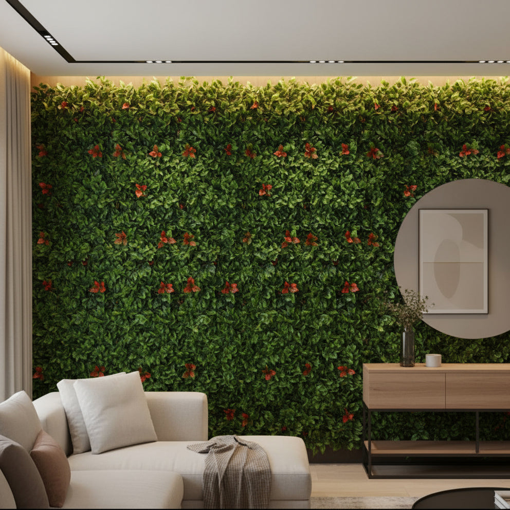 Artificial Vertical Grass Panels for Wall, Balconies & Outdoor Areas Decoration (Size-50 x 50 CM)