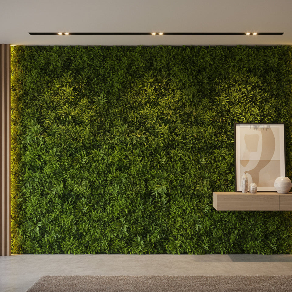 Artificial Vertical Grass Panels for Wall, Balconies & Outdoor Areas Decoration (Size-50 x 50 CM)