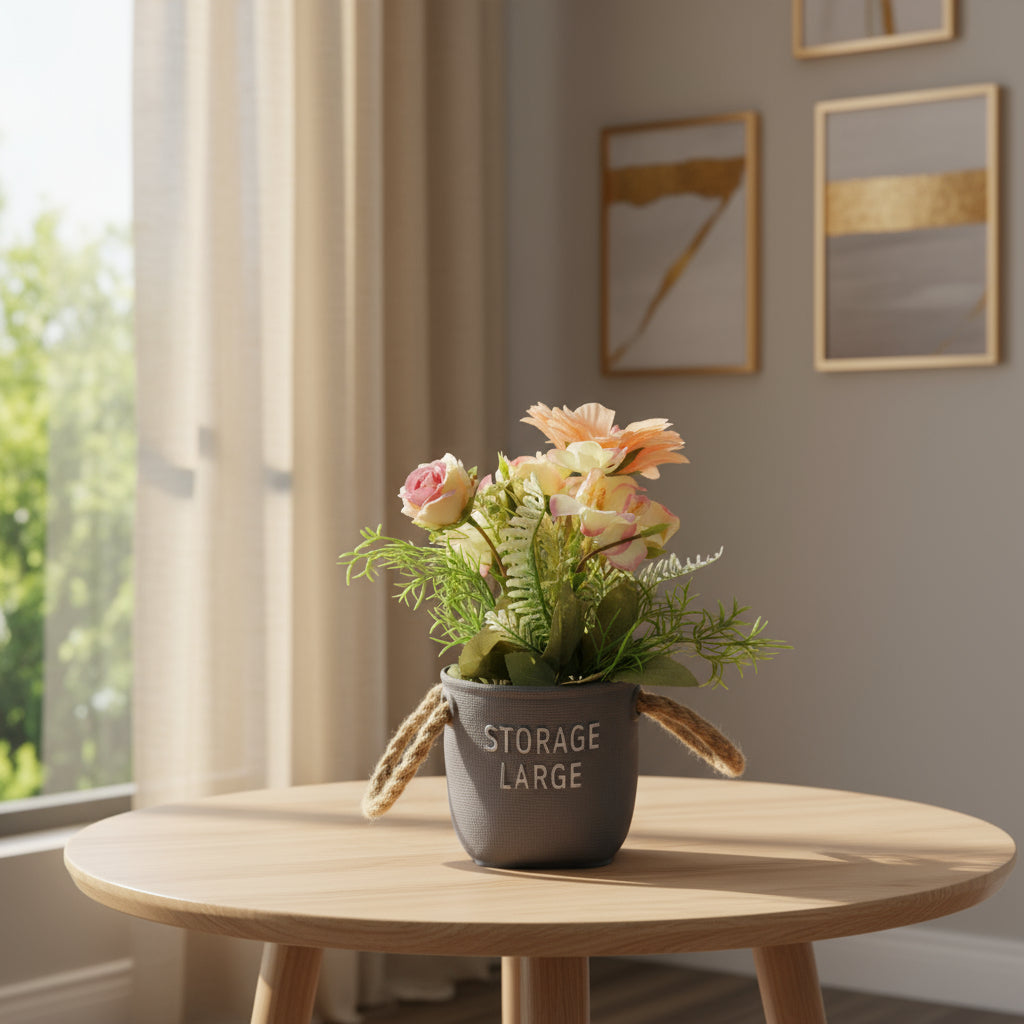 Aavana Greens 22 CM Artificial Potted Table Top Arrangement/Plant