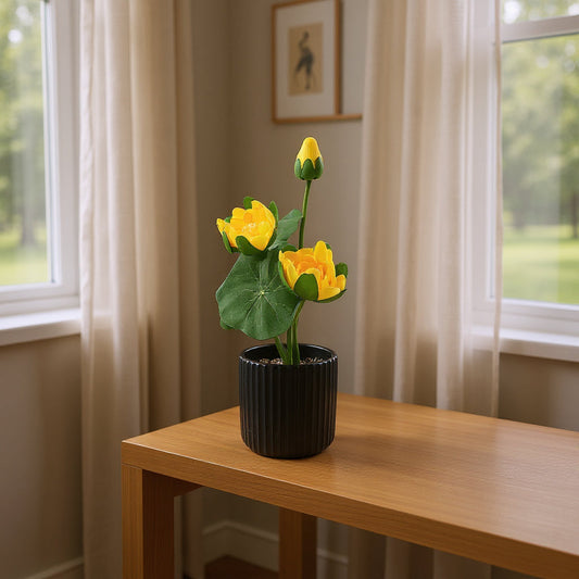 Aavana Greens 28 CM Artificial Potted Table Top Arrangement/Plant