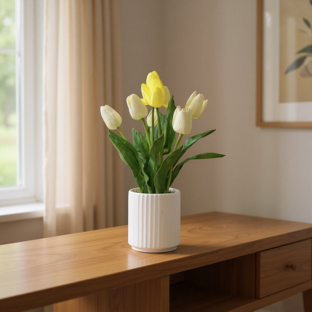 Aavana Greens 38 CM Artificial Potted Table Top Arrangement/Plant