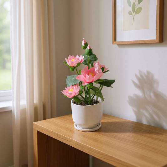 Aavana Greens 39 CM Artificial Potted Table Top Arrangement/Plant