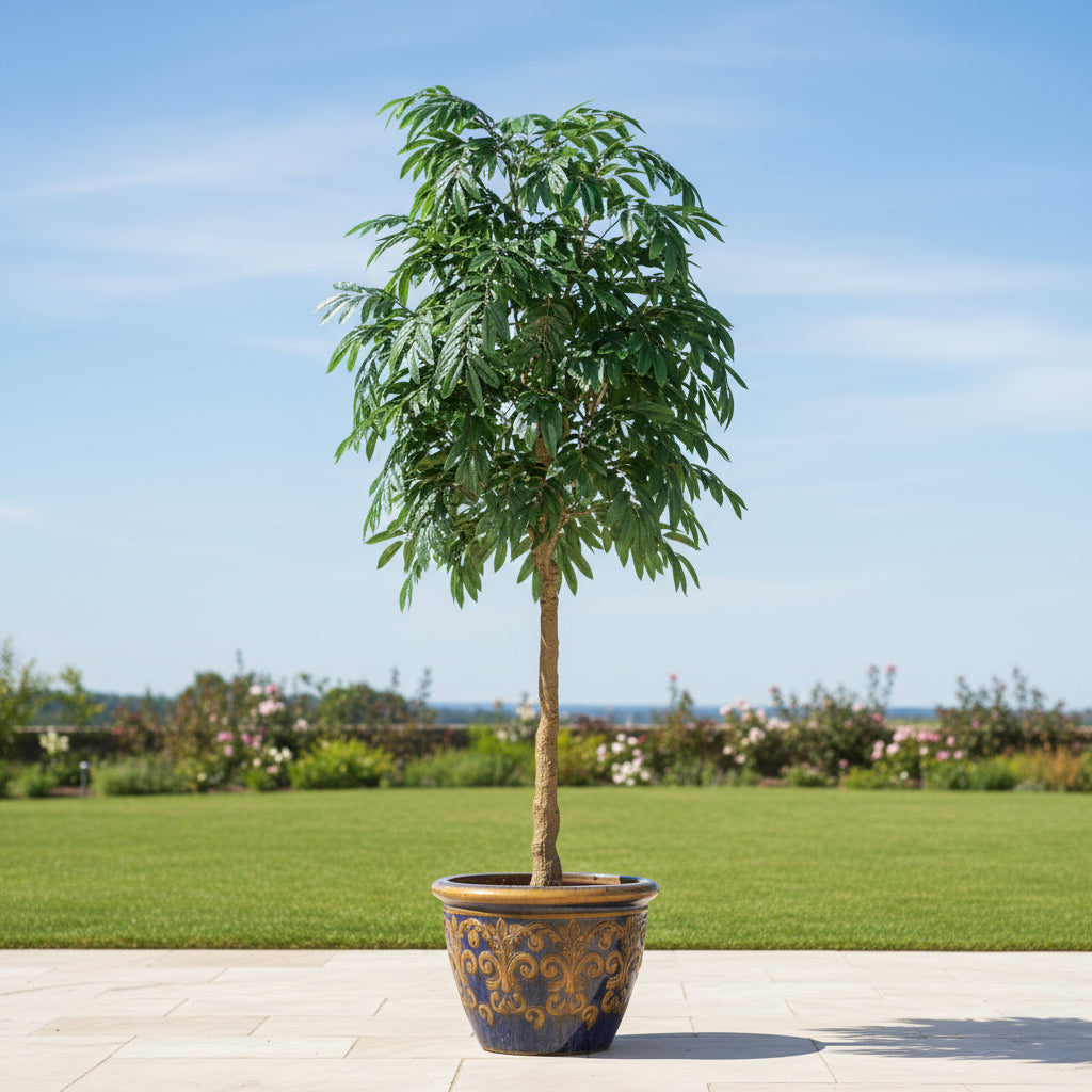 Aavana Greens 9 Feet (270 CM) Artificial Plant/Tree for Indoor and Outdoor, Home, Shop, Office, Restaurant Decoration, Pack of 1