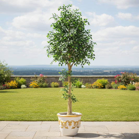 Aavana Greens 10.6 Feet (318 CM) Artificial Plant/Tree for Indoor and Outdoor, Home, Shop, Office, Restaurant Decoration, Pack of 1