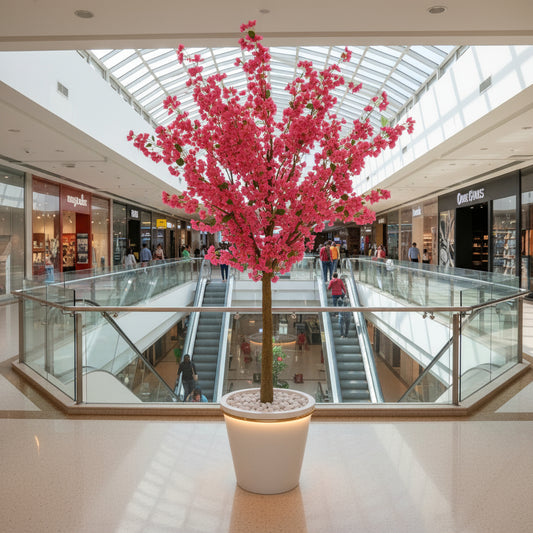 Aavana Greens 8 Feet (240 CM) Artificial Plant/Tree for Indoor and Outdoor, Home, Shop, Office, Restaurant Decoration, Pack of 1