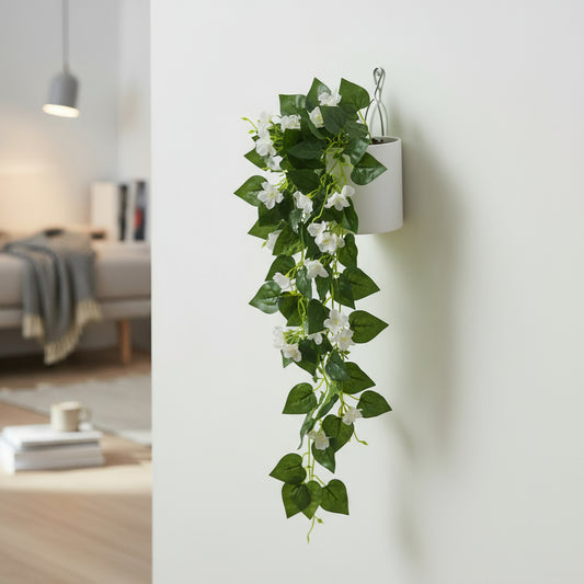 Aavana Greens Artificial Hanging Creepers without Pot for Balcony Terrace Living Room & Vertical Garden Decoration – UV Protected & Maintenance Free