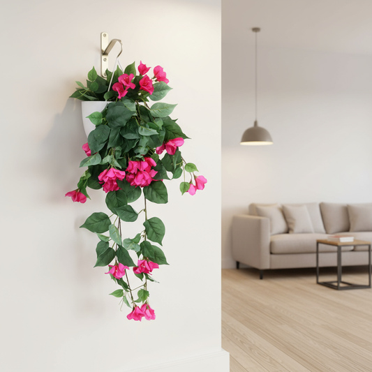 Aavana Greens Artificial Hanging Creepers without Pot for Balcony Terrace Living Room & Vertical Garden Decoration – UV Protected & Maintenance Free