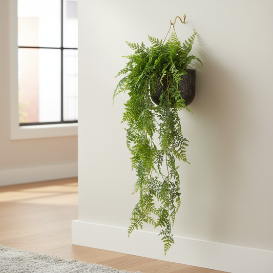 Aavana Greens Artificial Hanging Creepers for Balcony Terrace Living Room & Vertical Garden Decoration – UV Protected & Maintenance Free